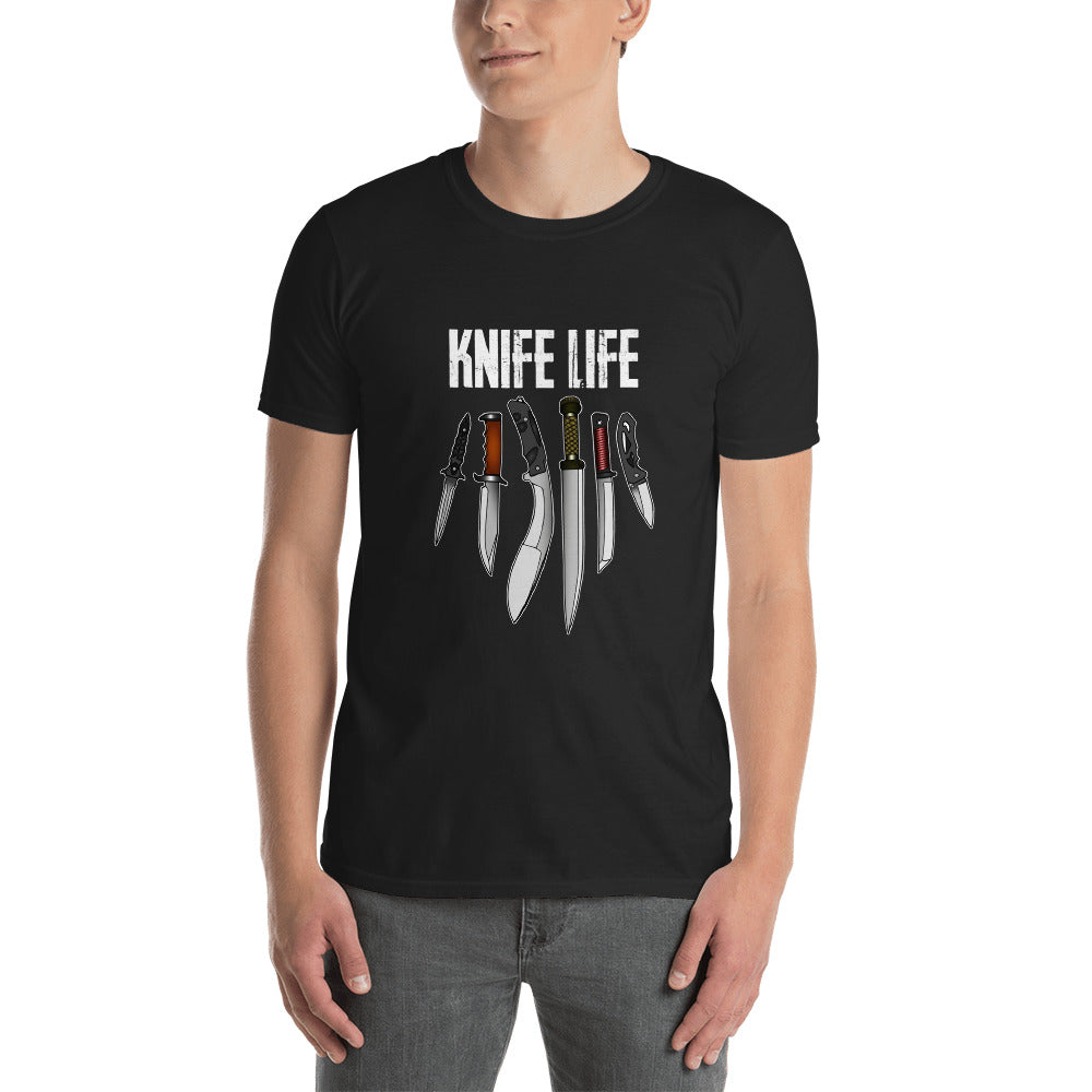 Knife Life Short-Sleeve Unisex T-Shirt by Forged Hard