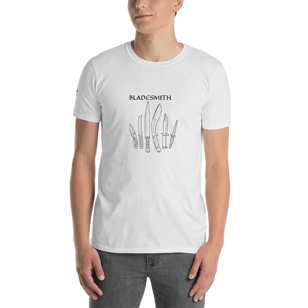BLADESMITH Short-Sleeve Unisex T-Shirt by FORGED HARD