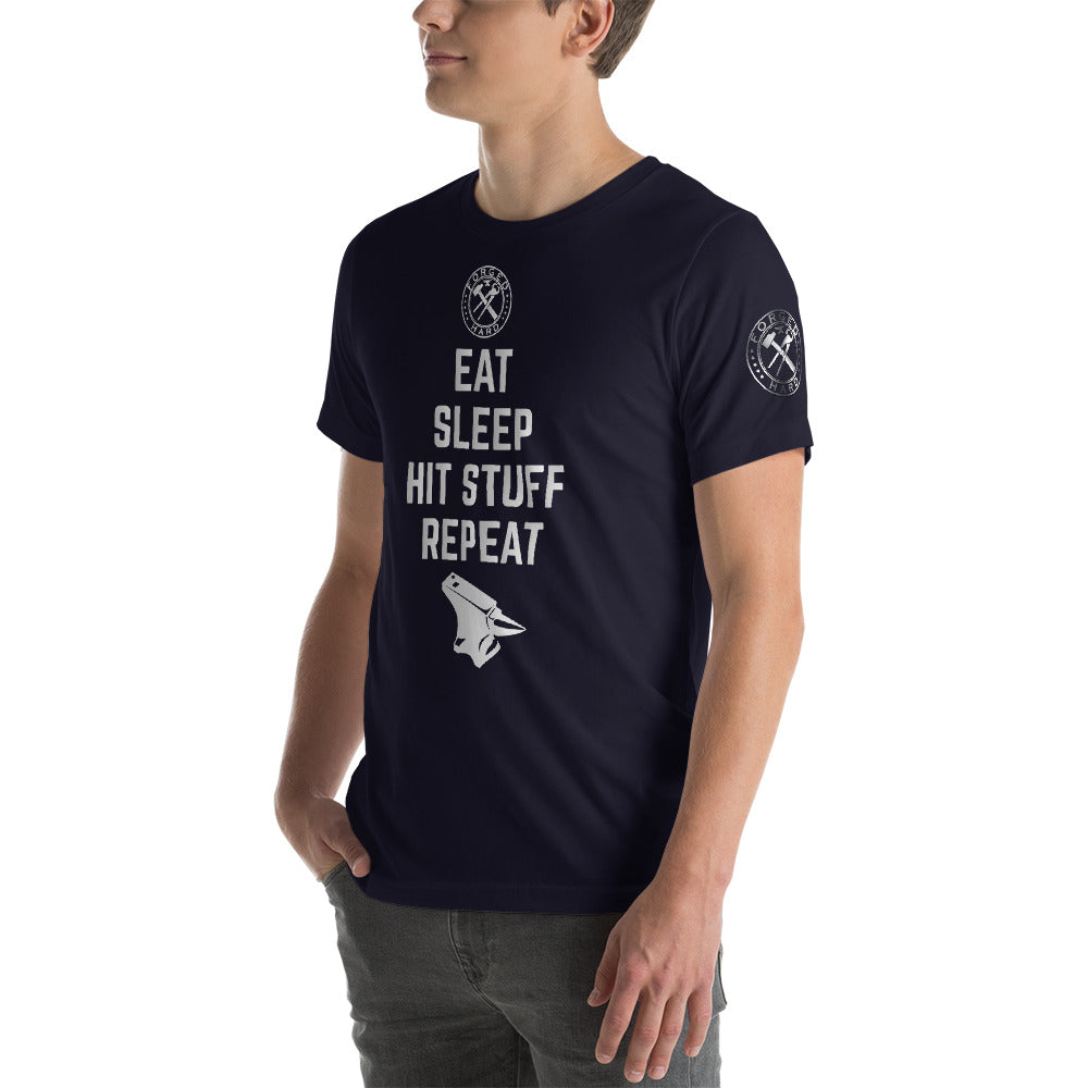 Forged Hard Blacksmith Bladesmith Short-Sleeve Unisex T-Shirt